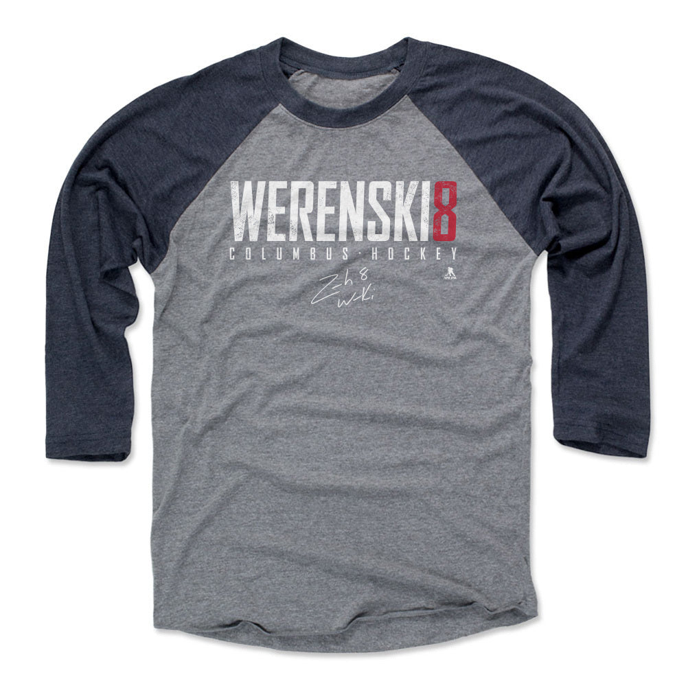 Zach Werenski Men's Baseball T-Shirt | 500 LEVEL