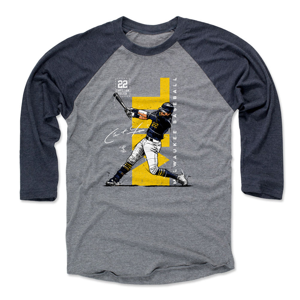 Christian Yelich Men's Baseball T-Shirt | 500 LEVEL
