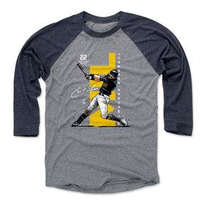 Christian Yelich Men's Baseball T-Shirt | 500 LEVEL