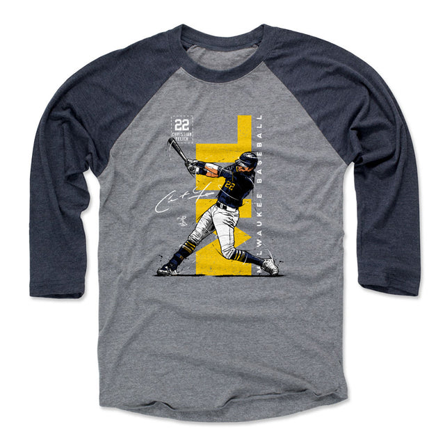 Christian Yelich Men's Baseball T-Shirt | 500 LEVEL