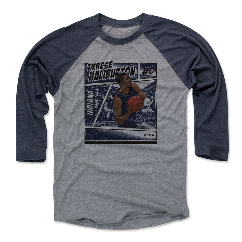 Tyrese Haliburton Men&#39;s Baseball T-Shirt | 500 LEVEL