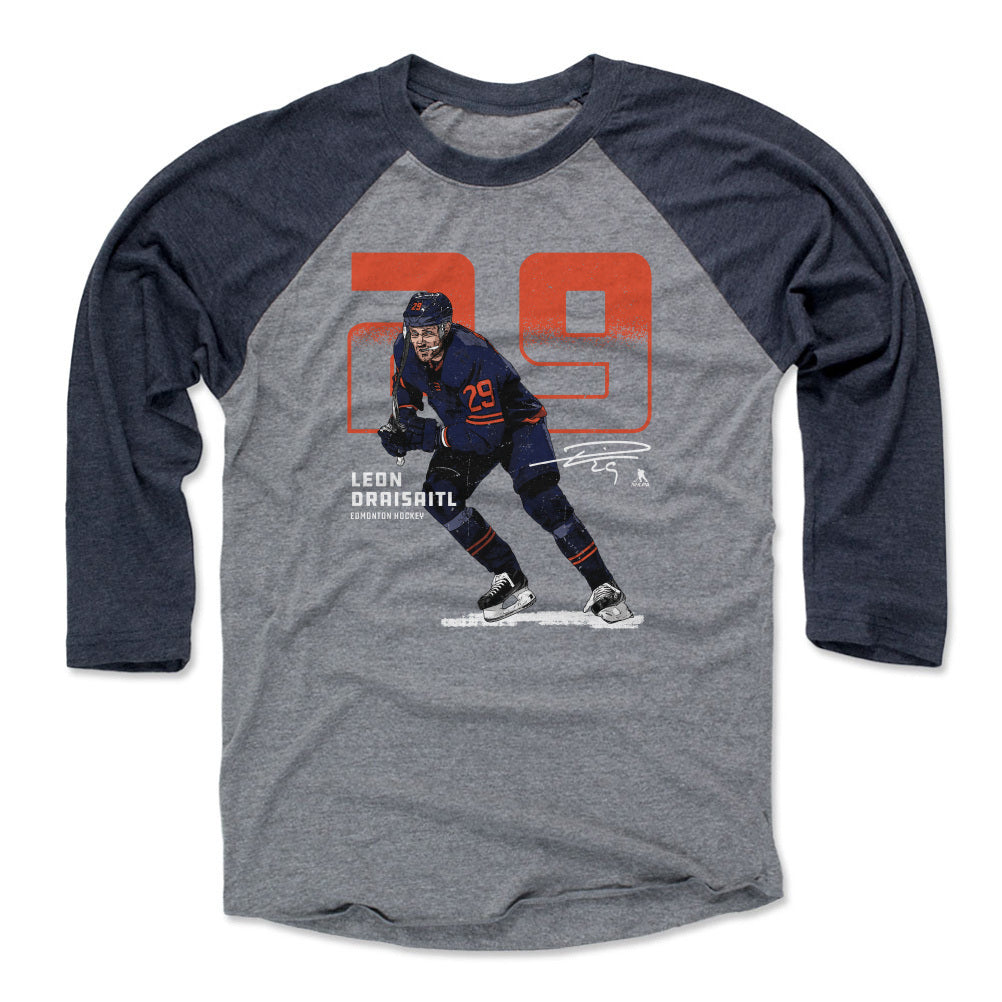 Leon Draisaitl Men's Baseball T-Shirt | 500 LEVEL