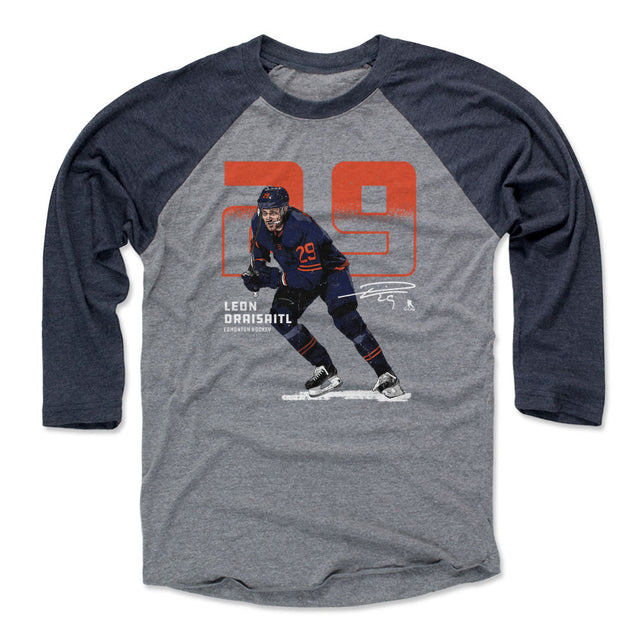 Leon Draisaitl Men's Baseball T-Shirt | 500 LEVEL