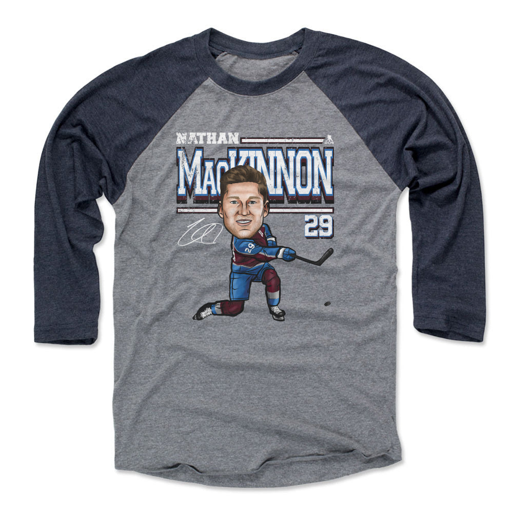 Nathan MacKinnon Men&#39;s Baseball T-Shirt | 500 LEVEL
