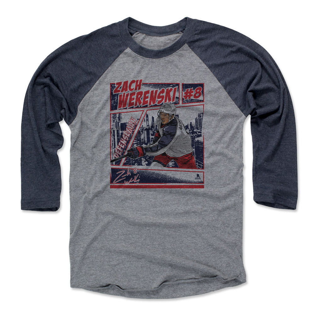 Zach Werenski Men's Baseball T-Shirt | 500 LEVEL