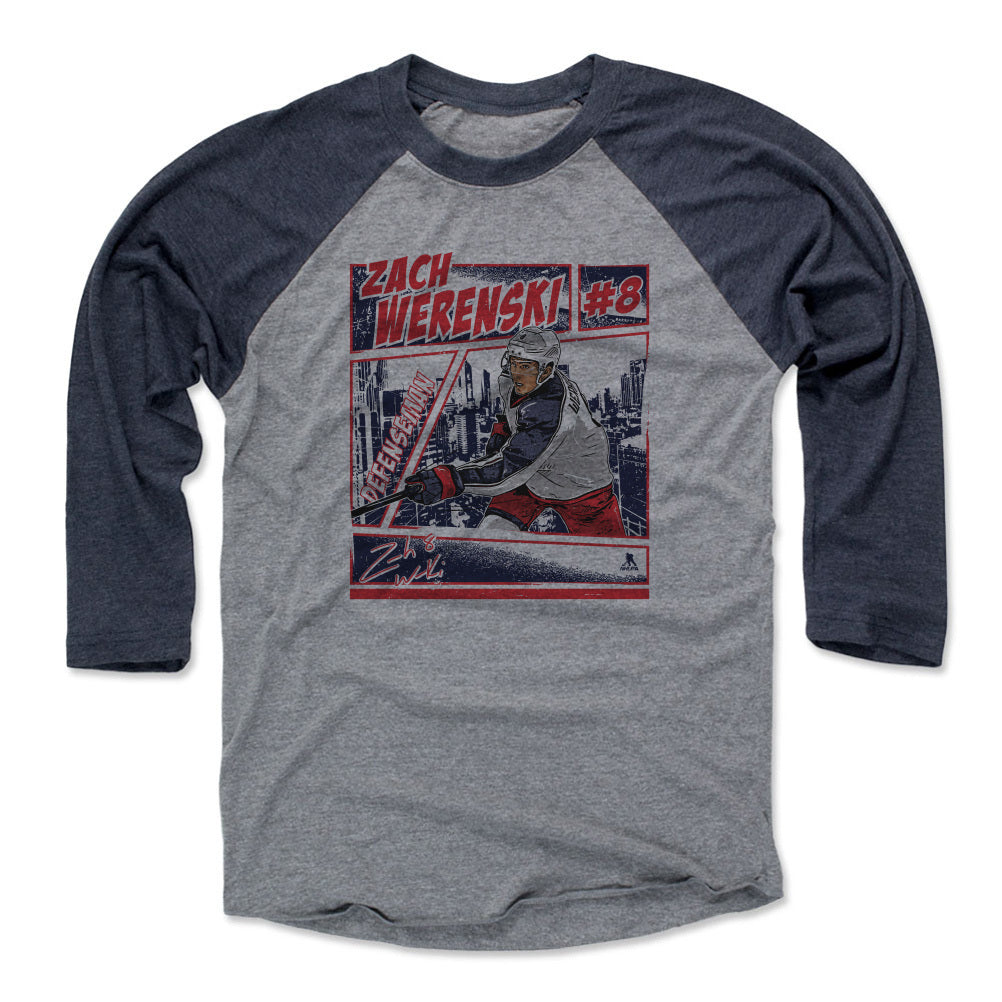 Zach Werenski Men&#39;s Baseball T-Shirt | 500 LEVEL