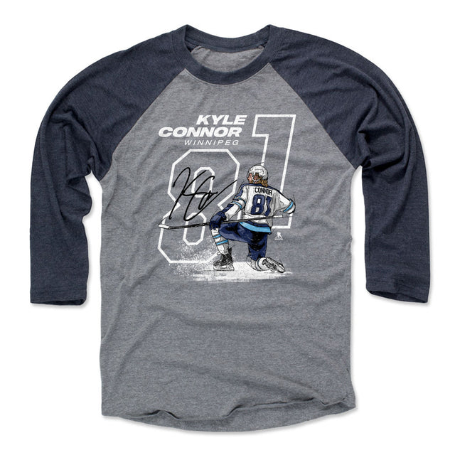 Kyle Connor Men's Baseball T-Shirt | 500 LEVEL