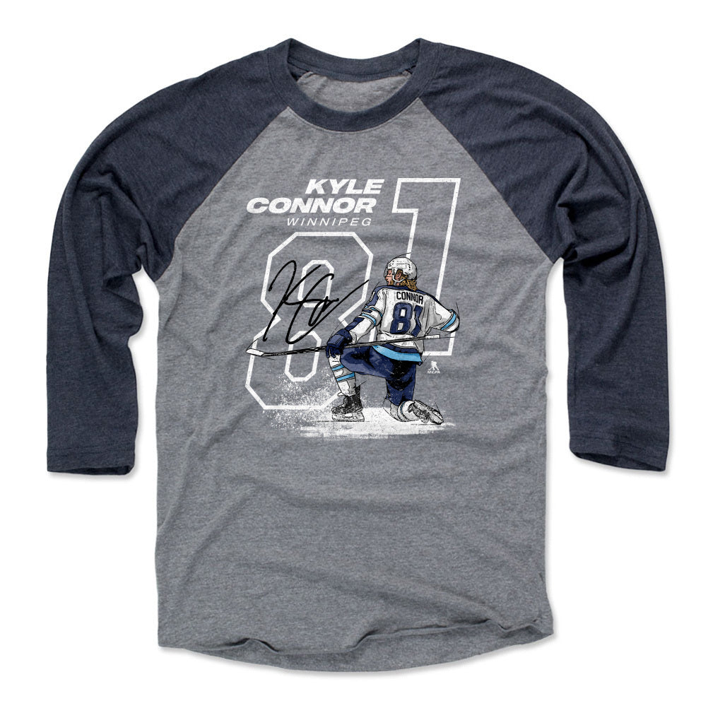 Kyle Connor Men&#39;s Baseball T-Shirt | 500 LEVEL