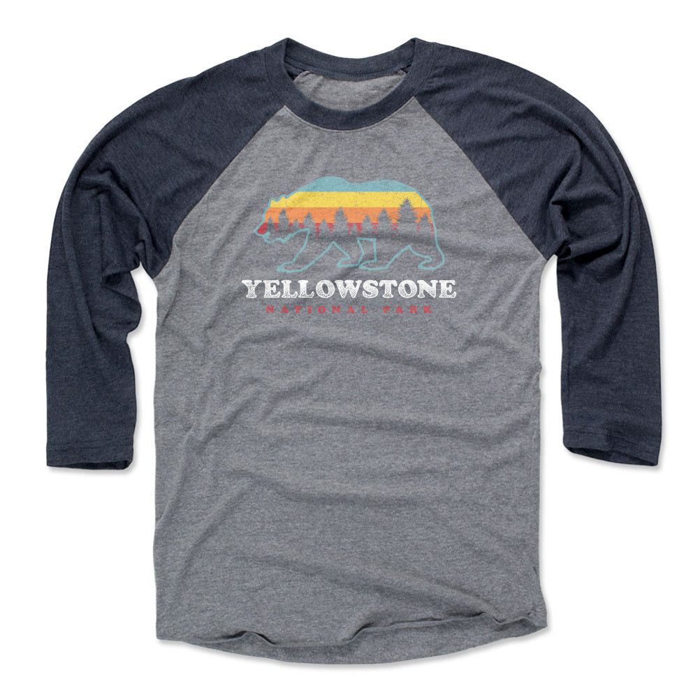 Yellowstone National Park Men&#39;s Baseball T-Shirt | 500 LEVEL