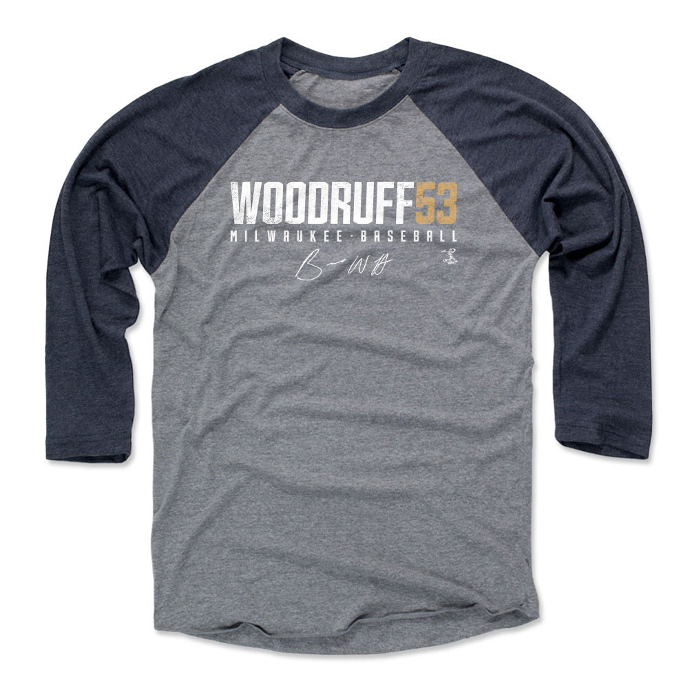 Brandon Woodruff Men&#39;s Baseball T-Shirt | 500 LEVEL