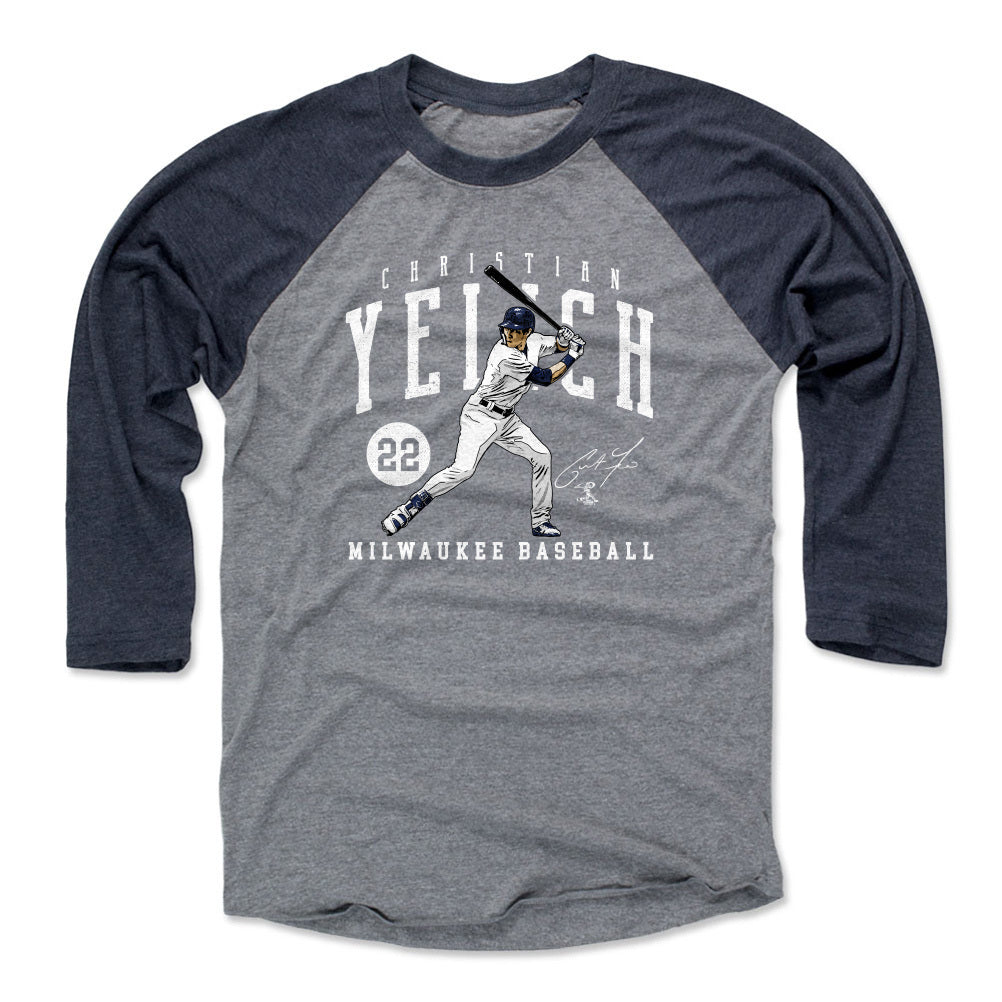 Christian Yelich Men's Baseball T-Shirt | 500 LEVEL