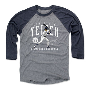 Christian Yelich Men's Baseball T-Shirt | 500 LEVEL