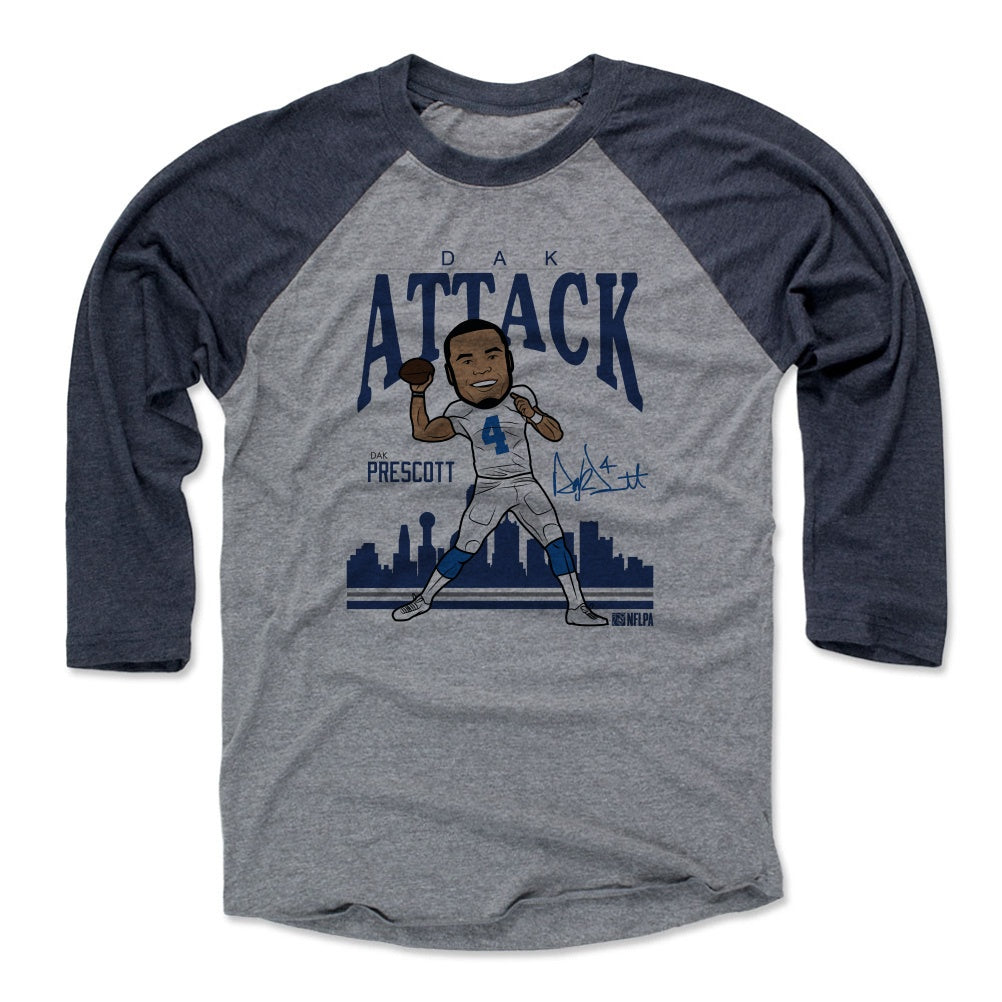 Dak Prescott Men&#39;s Baseball T-Shirt | 500 LEVEL