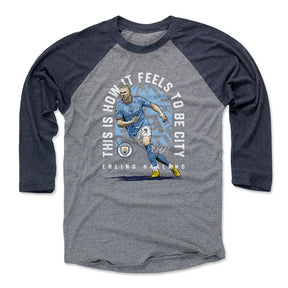 Erling Haaland Men's Baseball T-Shirt | 500 LEVEL