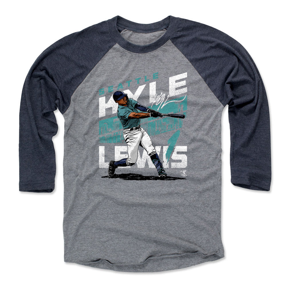 Kyle Lewis Men&#39;s Baseball T-Shirt | 500 LEVEL