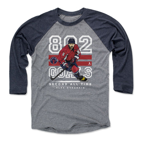 Alex Ovechkin Men's Baseball T-Shirt | 500 LEVEL
