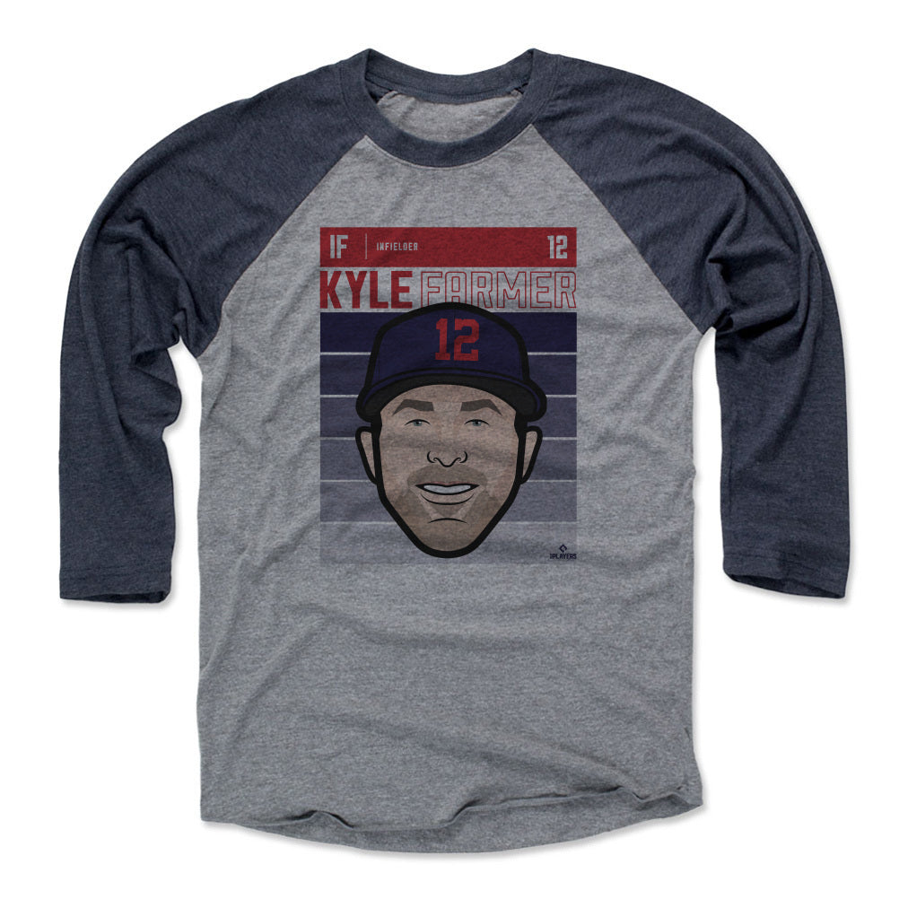 Kyle Farmer Men&#39;s Baseball T-Shirt | 500 LEVEL
