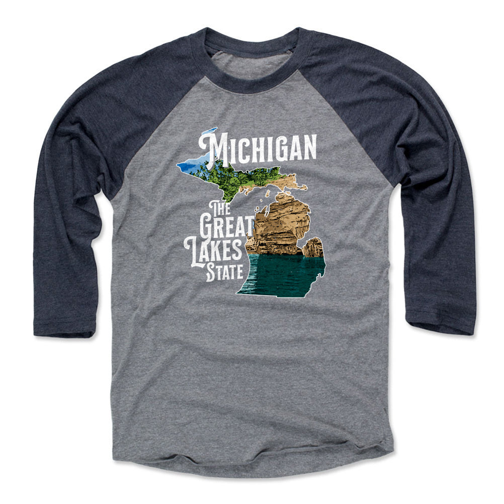 Michigan Men's Baseball T-Shirt | 500 LEVEL