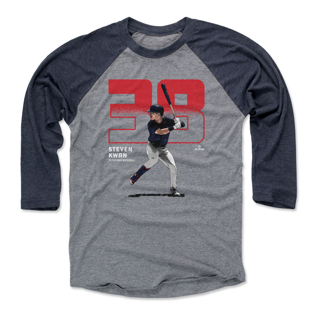 Steven Kwan Men&#39;s Baseball T-Shirt | 500 LEVEL