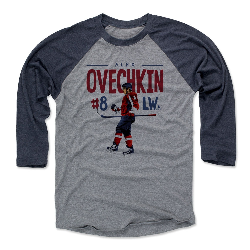 Alex Ovechkin Men&#39;s Baseball T-Shirt | 500 LEVEL