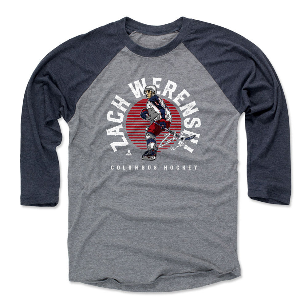 Zach Werenski Men&#39;s Baseball T-Shirt | 500 LEVEL