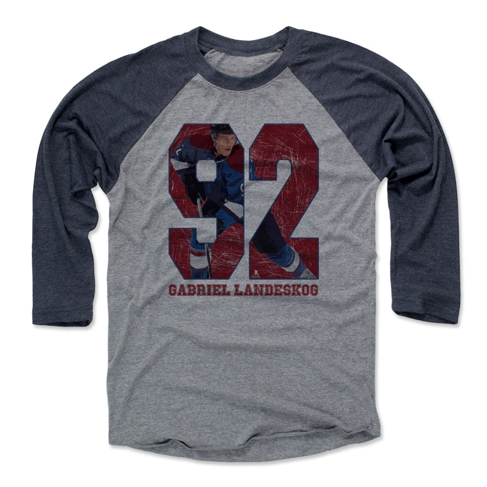 Gabriel Landeskog Men's Baseball T-Shirt | 500 LEVEL