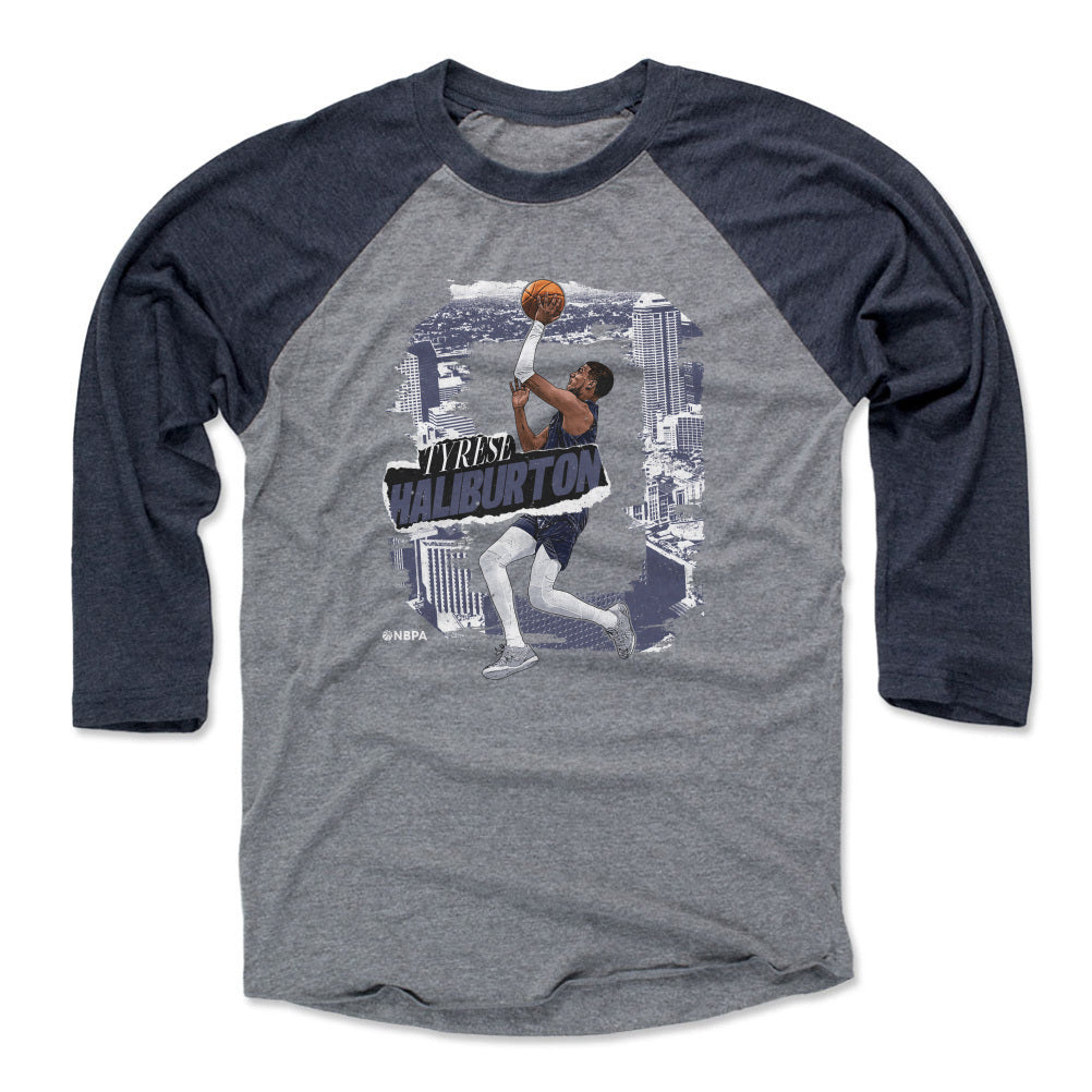 Tyrese Haliburton Men's Baseball T-Shirt | 500 LEVEL