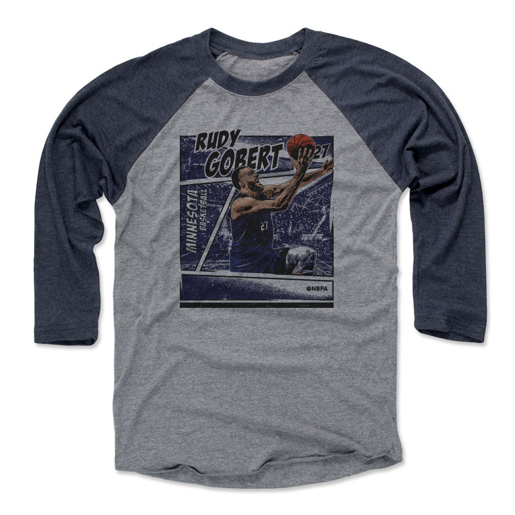 Rudy Gobert Men&#39;s Baseball T-Shirt | 500 LEVEL