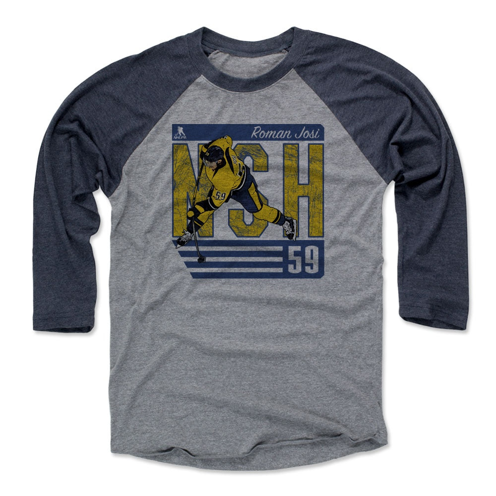 Roman Josi Men's Baseball T-Shirt | 500 LEVEL