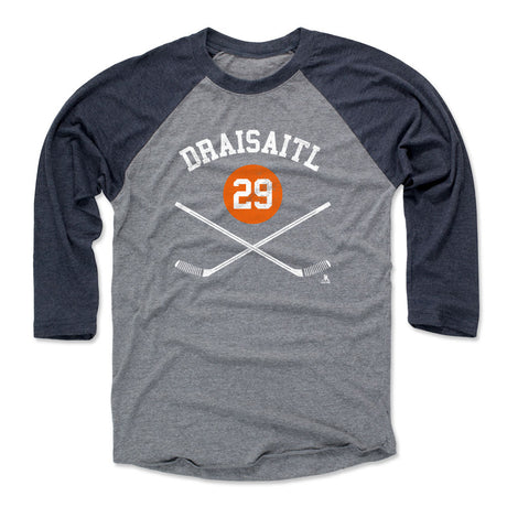 Leon Draisaitl Men's Baseball T-Shirt | 500 LEVEL
