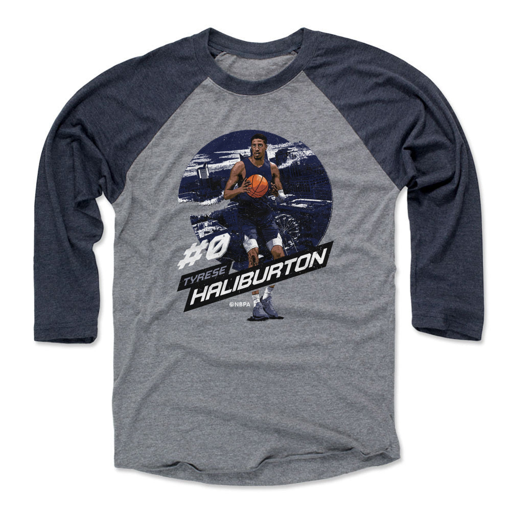 Tyrese Haliburton Men&#39;s Baseball T-Shirt | 500 LEVEL