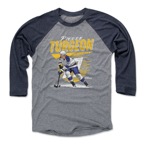 Pierre Turgeon Men's Baseball T-Shirt | 500 LEVEL
