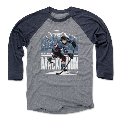 Nathan MacKinnon Men's Baseball T-Shirt | 500 LEVEL