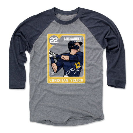 Christian Yelich Men's Baseball T-Shirt | 500 LEVEL
