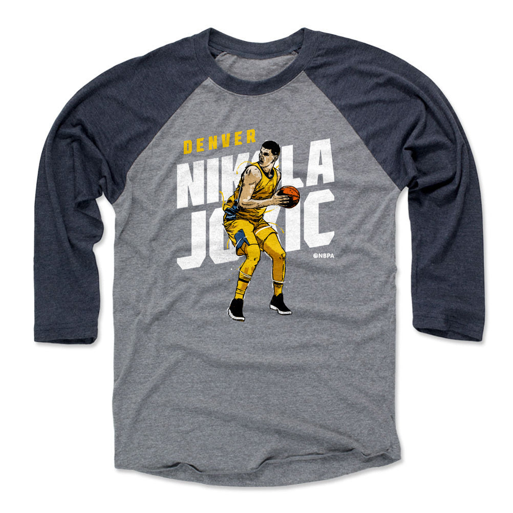 Nikola Jokic Men&#39;s Baseball T-Shirt | 500 LEVEL