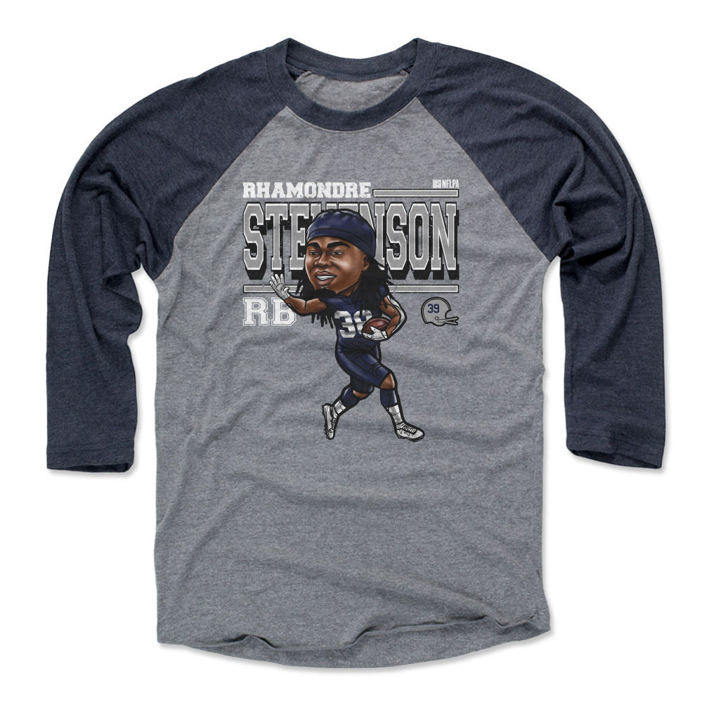 Rhamondre Stevenson Men&#39;s Baseball T-Shirt | 500 LEVEL