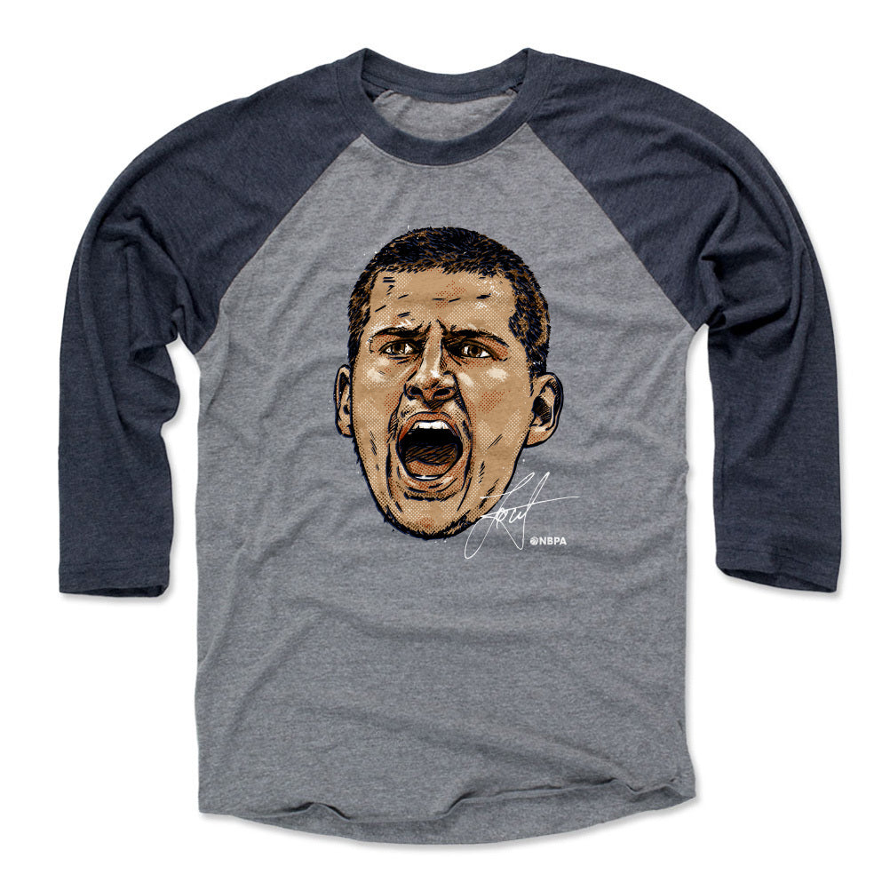 Nikola Jokic Men's Baseball T-Shirt | 500 LEVEL