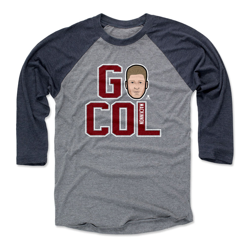 Nathan MacKinnon Men's Baseball T-Shirt | 500 LEVEL