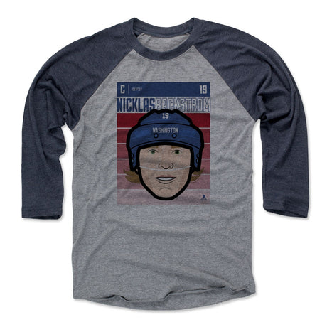 Nicklas Backstrom Men's Baseball T-Shirt | 500 LEVEL