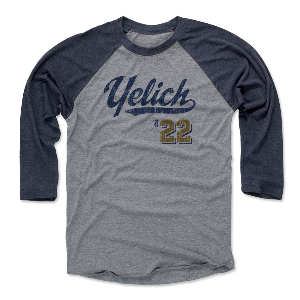 Christian Yelich Men's Baseball T-Shirt | 500 LEVEL
