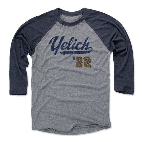 Christian Yelich Men's Baseball T-Shirt | 500 LEVEL