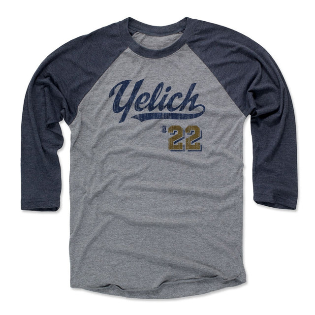 Christian Yelich Men's Baseball T-Shirt | 500 LEVEL