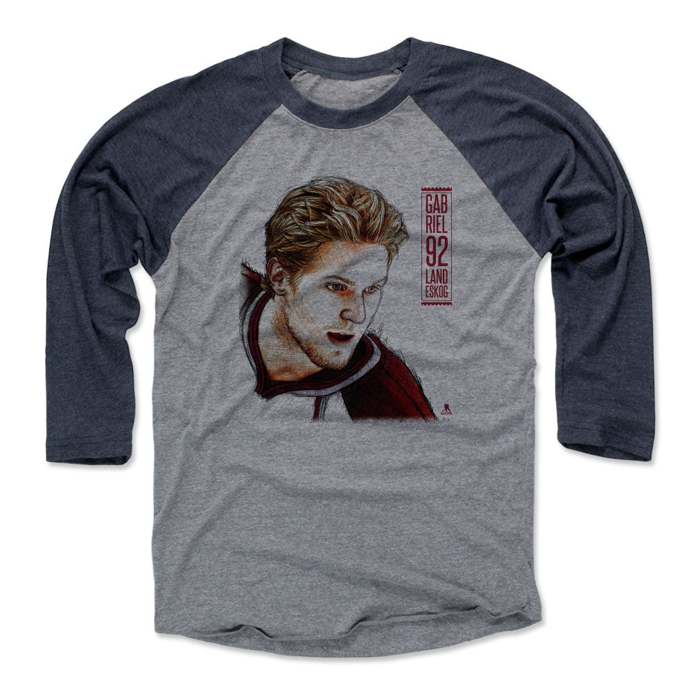 Gabriel Landeskog Men's Baseball T-Shirt | 500 LEVEL