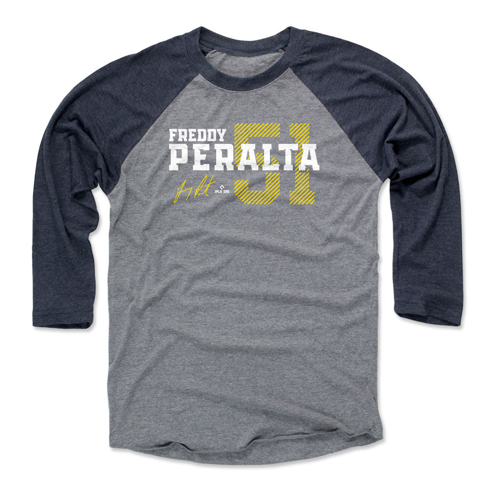Freddy Peralta Men&#39;s Baseball T-Shirt | 500 LEVEL