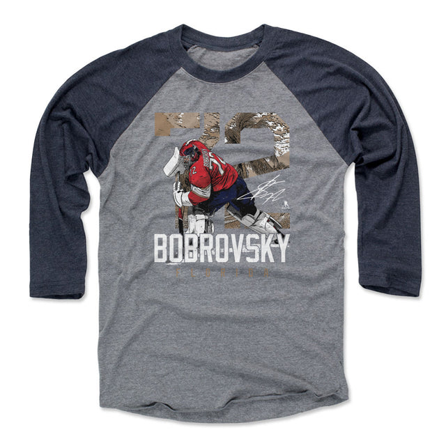 Sergei Bobrovsky Men's Baseball T-Shirt | 500 LEVEL