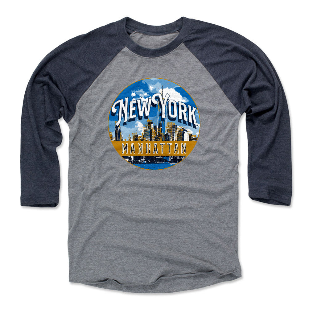 Manhattan Men&#39;s Baseball T-Shirt | 500 LEVEL
