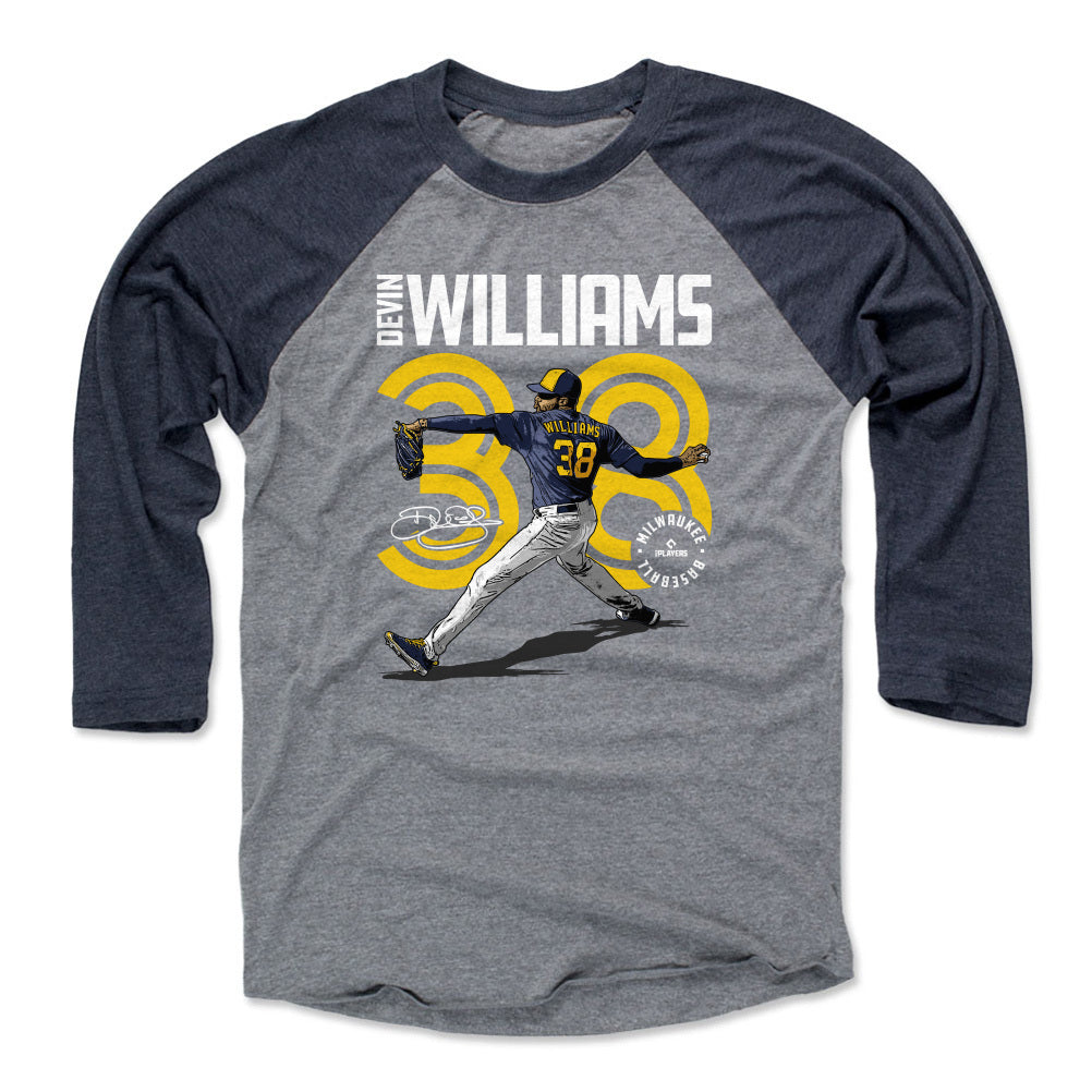 Devin Williams Men&#39;s Baseball T-Shirt | 500 LEVEL