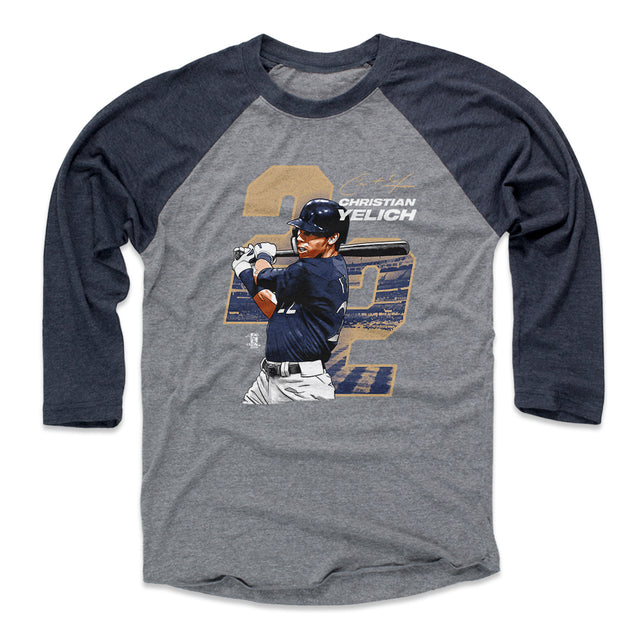 Christian Yelich Men's Baseball T-Shirt | 500 LEVEL