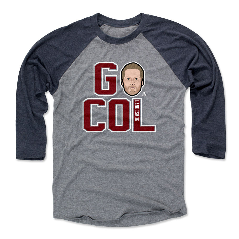 Gabriel Landeskog Men's Baseball T-Shirt | 500 LEVEL