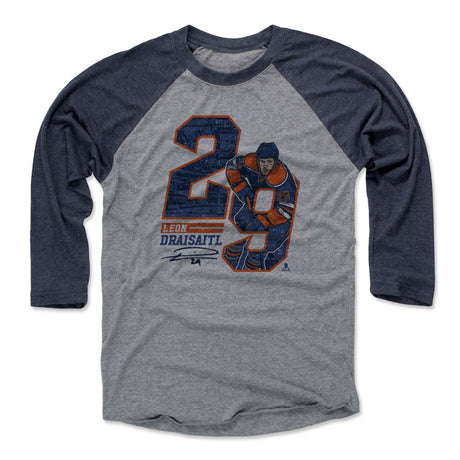 Leon Draisaitl Men's Baseball T-Shirt | 500 LEVEL
